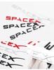 Tesla Model 3 SY X Kofferraum Kunststoff Logo Aufkleber - TESLA Englischer Buchstabe Auto Aufkleber