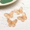 3D Acrylic Butterfly Charms Solid Color Exaggerated Style DIY Accessories for Earrings Necklace Hairpin Phone Case Decor