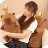 Adorable Stretchable Capybara Plush Toy With Cute Bee Design Perfect For Kids Gift
