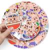 50 Pieces of Fat Dudu Saemon Cartoon Stickers Crayon Shin-gu Card Decorative Mobile Suitcase Handbook Stickers