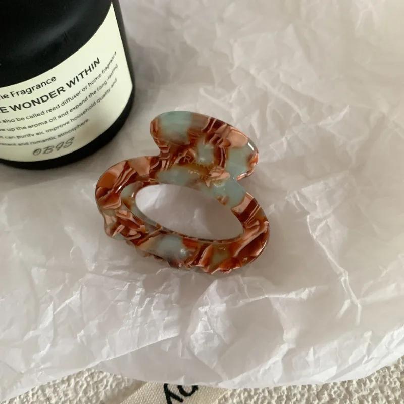 Vintage Oval Perlen Haarspange für Frauen Elegant Große Haarklammer Haarkrabbe Kopfschmuck Haaraccessoires