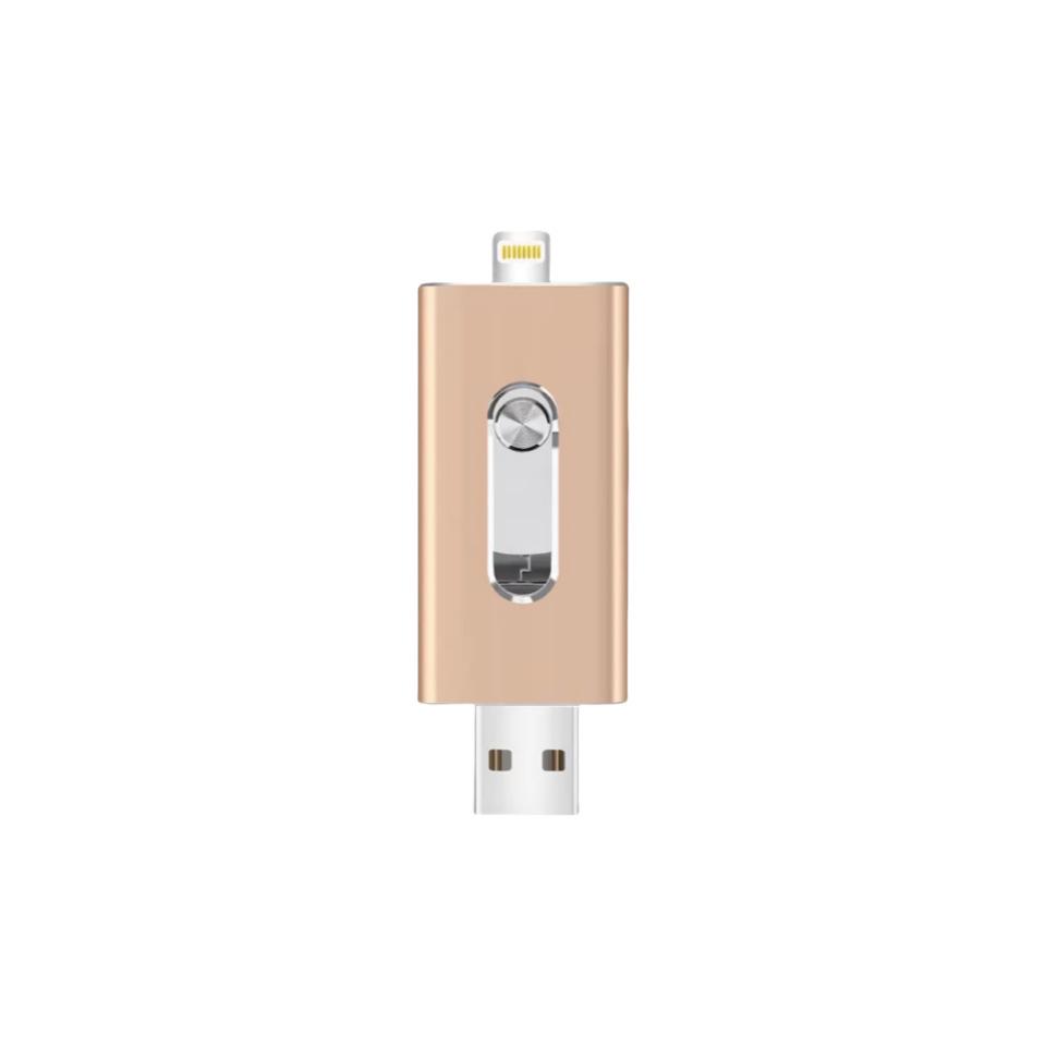 1TB Apple & Android Compatible Three-in-One U Disk With 64G Android Support