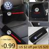 Para VOLKSWAGEN VW Conjunto Almofadas de Pescoço para Banco de Carro e Capa de Cinto de Segurança Almofada de Descanso Confortável para Viagem Para Volkswagen VW GOLF Polo Tiguan JETTA