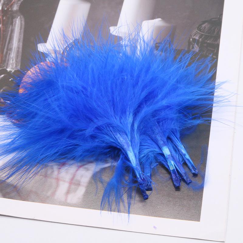 Blood vessel velvet feather turkey feather jewelry cat toy cat stick handicraft dream catcher decorative material