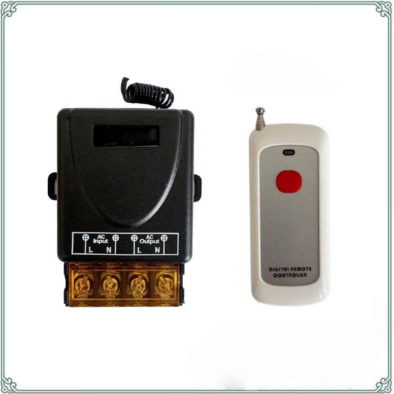 220V 30A Drahtloser Fernbedienungsschalter für Wasserpumpe, Motor, Dunstabzugshaube, Abluftventilator und Sprühgerät.