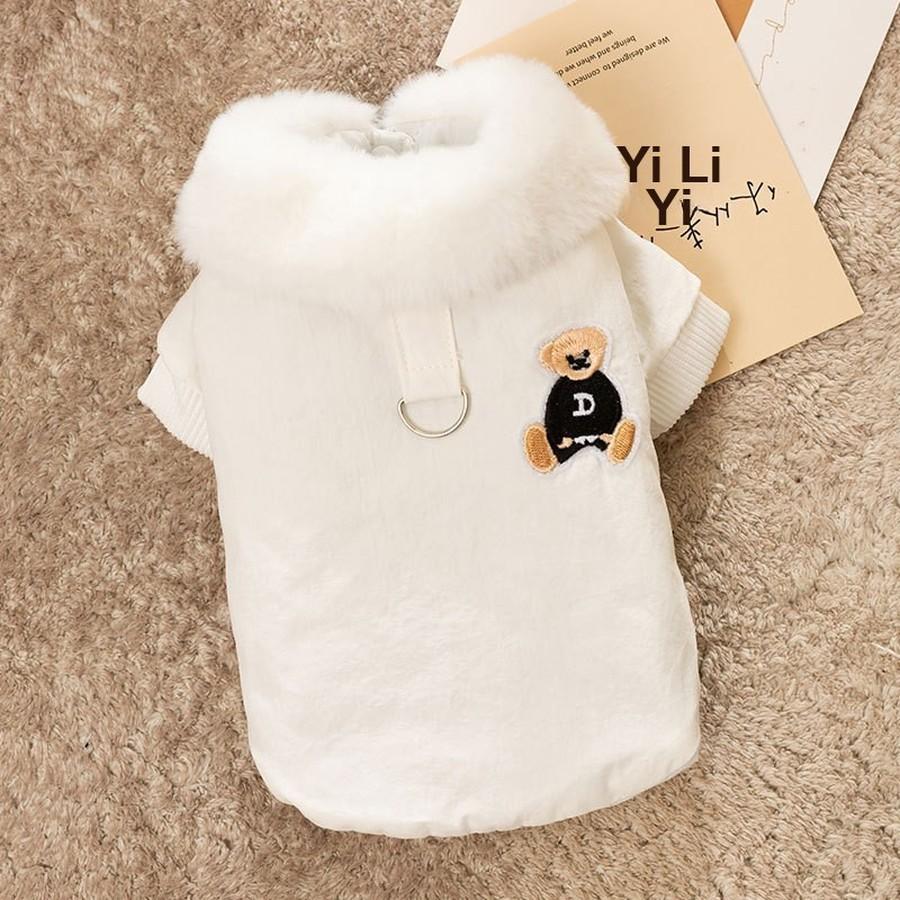 Small to Medium Dog Fleece Pockets Warm Cozy Winter Dog Coat