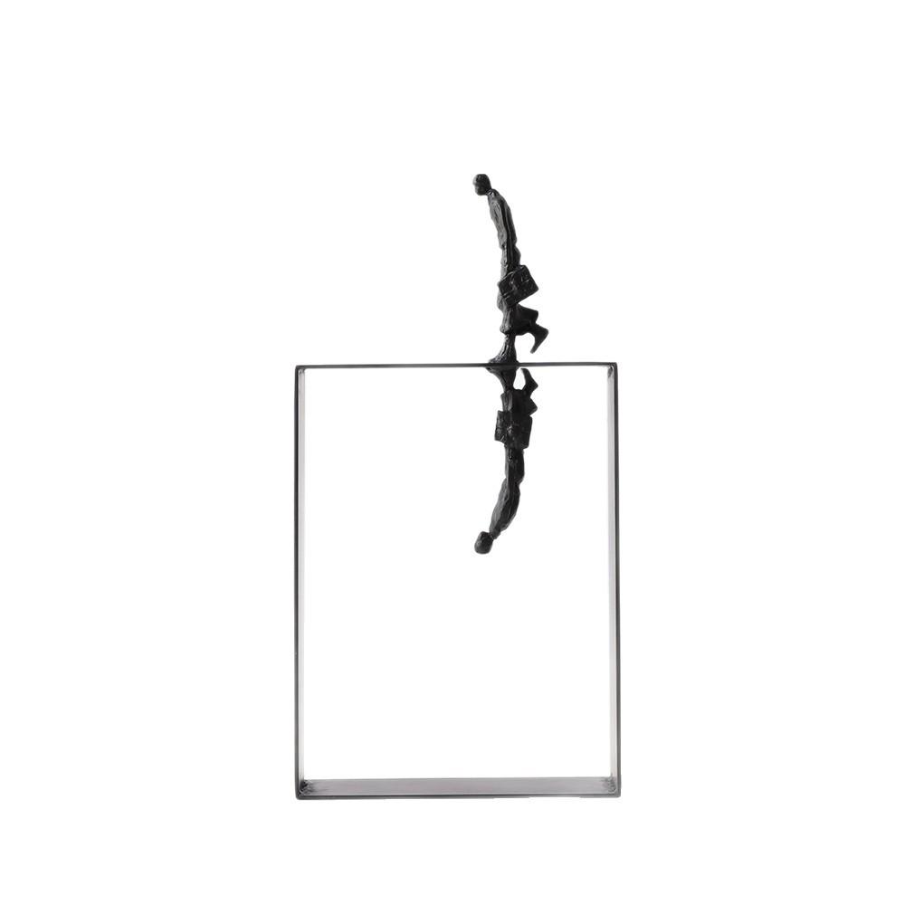 Modernes italienisches minimalistisches abstraktes Spiegelbild Menschenfigur Ornament für Teeraum Arbeitszimmer Schreibtisch Heimdekoration