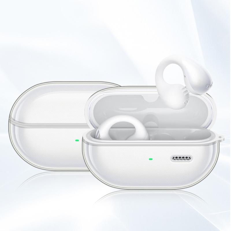 Flexible Clear Protector Case Suitable For PearlClip Wireless Earbud Shockproof Cover Scratch Resistant Sleeve Daily Use