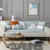 Faux Leather Sofa Cushion Four Seasons Universal Non-Slip Leather Sofa Cover Simple Modern Waterproof Cushion Full Covered Cloth