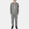 STONE ISLAND Ss25 Nylon Metal Solid Logo Patch Zip Long Sleeve Jacket Men Jackets Silver-Gray K1S1512000-05S0019-V0061