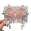 Children's Hanfu Hair Accessories: Girls' Tassel Flower Fairy Clips for Costume