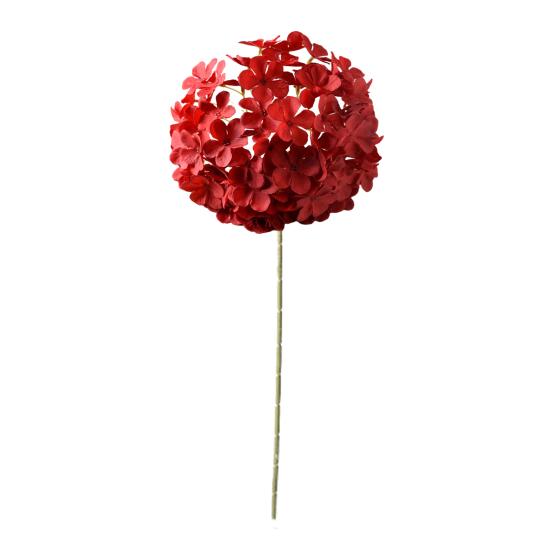 Realistisch wirkende künstliche Hortensie, 68,5 cm (27 Zoll), große Kunsthortensie aus Seide mit langem Stiel, ideal für Vase, Hochzeit, Party, Tischdekoration oder als Tischdekoration für Zuhause.