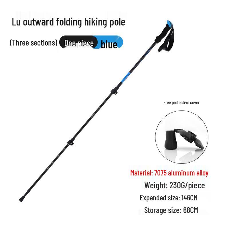 Genuine Abu Dah Ultralight 7075 Trekking Poles with External Lock for Hiking