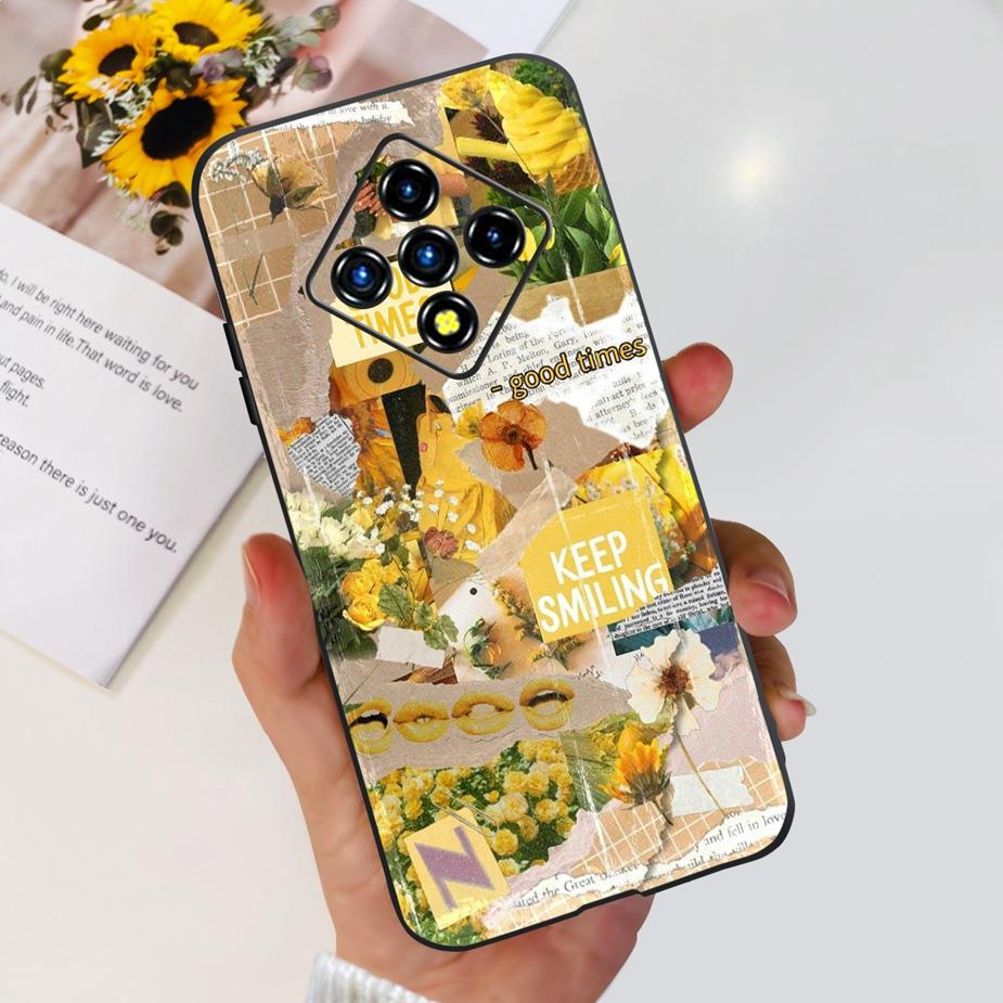 

For Infinix Zero 8 Case Zero 8i X687 X687B Luxury Painted Cover Soft Silicone Phone Case For Infinix Zero 8i Zero8 Zero8i Bumper Infinix Zore 8