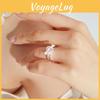 Stilvoller 925er Sterlingsilber Ring mit rosa herzförmigem Edelstein für trendbewusste Frauen