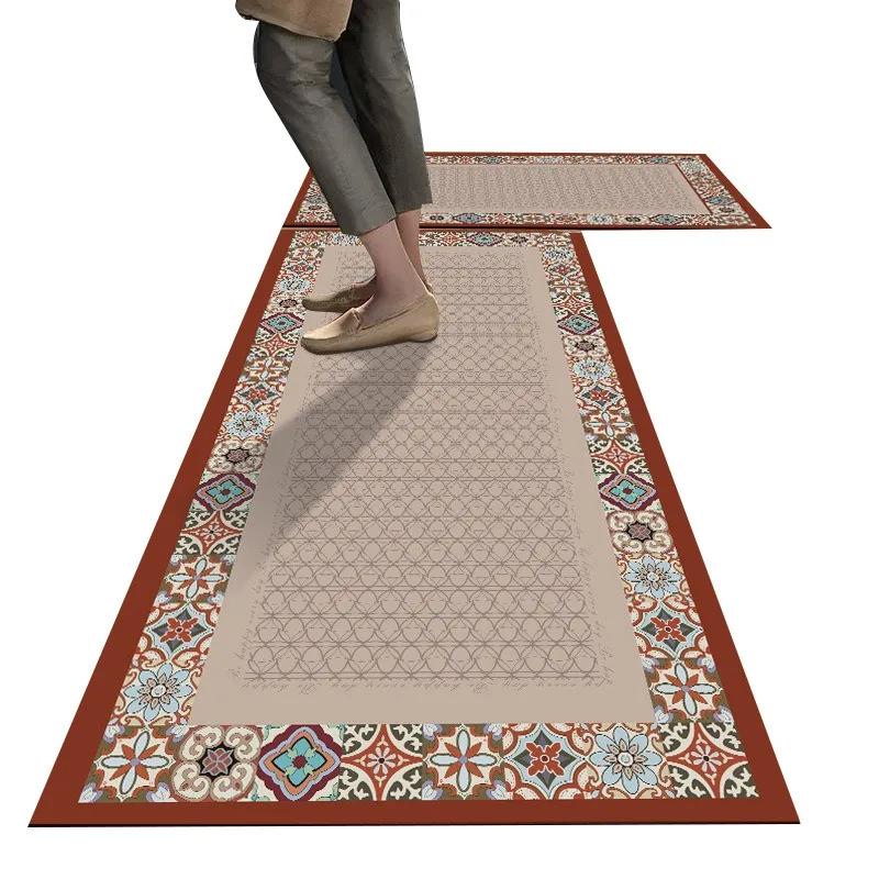 Home Carpet Entryway Anti-Slip Bathroom Kitchen Floor Mat Carpet Entrance Door Mat Corridor Floor Decoration Home Kitchen Carpet