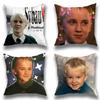 Actor D-Draco M-Malfoy Pillow Case Square Double-Sided Printing Short Plush Sofa Cushion Cover Bedroom Bedside Pillow