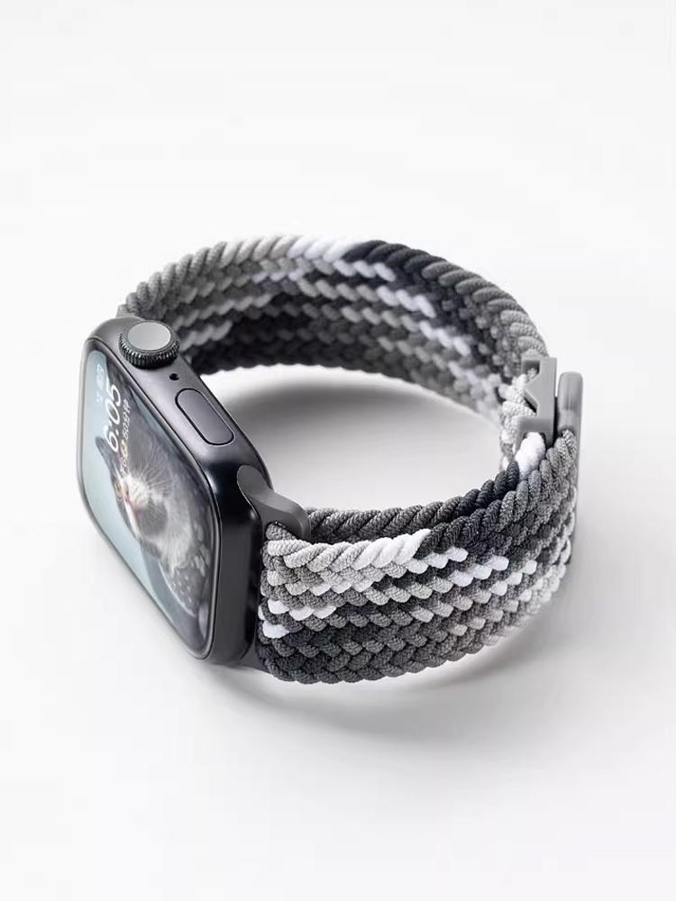 Braided Band For Apple Watch Series 10 9 8 7 6 5 4 Se Ultra 2 49mm 46mm 42mm 44mm 40mm 45mm 41mm Correa Bracelet iWatch Straps