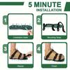 Garden Aeration Shoes, Spike Shoes, Suitable For Inflatable Aeration Shoes For Yard Grass Heavy Duty Spike Perforation Sandals And Perforation Tools