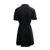 Women's Casual Fashion Waist-skimming Button Decorated Suit Short-sleeved Dress