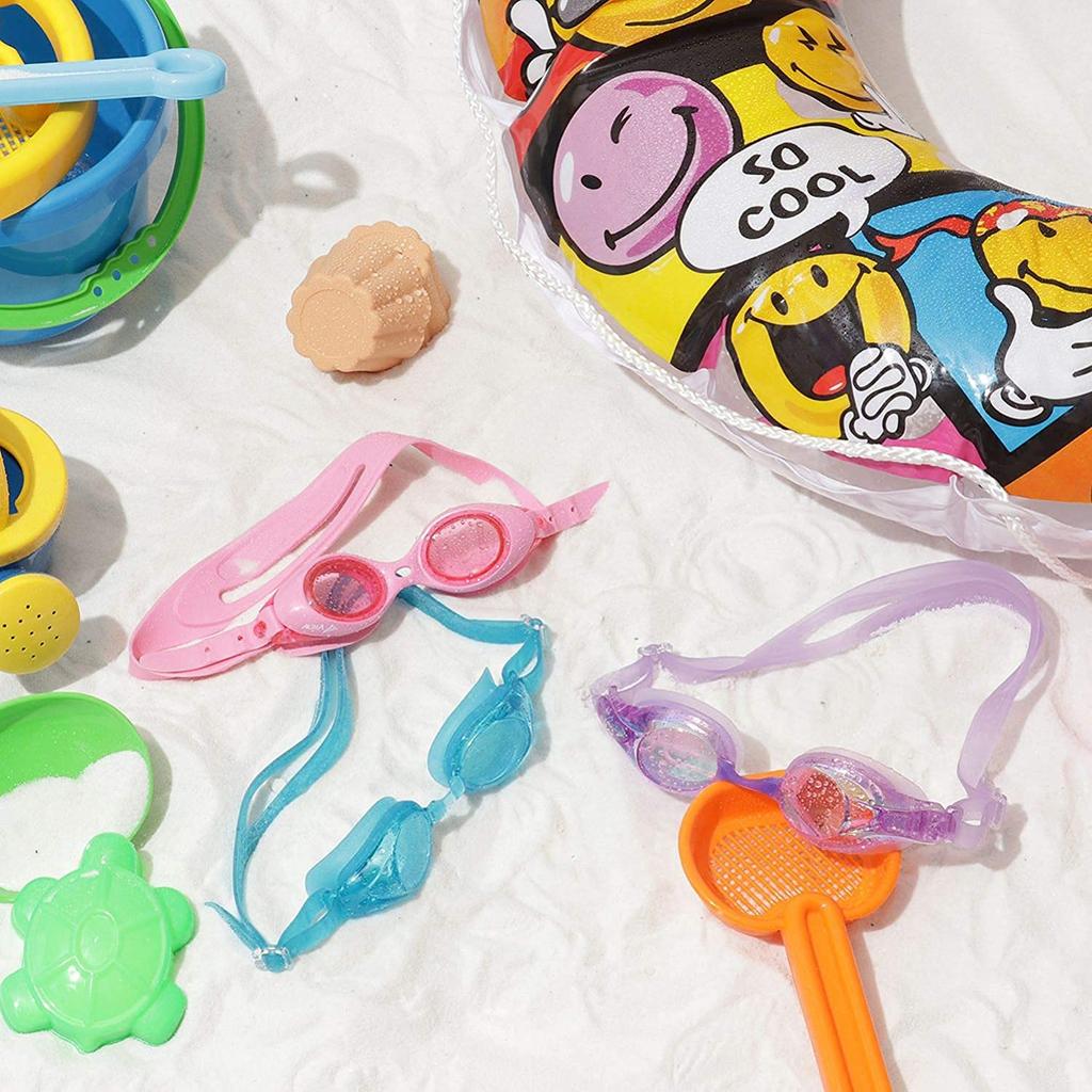 View V740JSA BL Swimming Made in for Elementary School Students Ages Prescription Lenses SWIPE UV Antibacterial Goggles, Japan, 6-12, Anti-Fog,