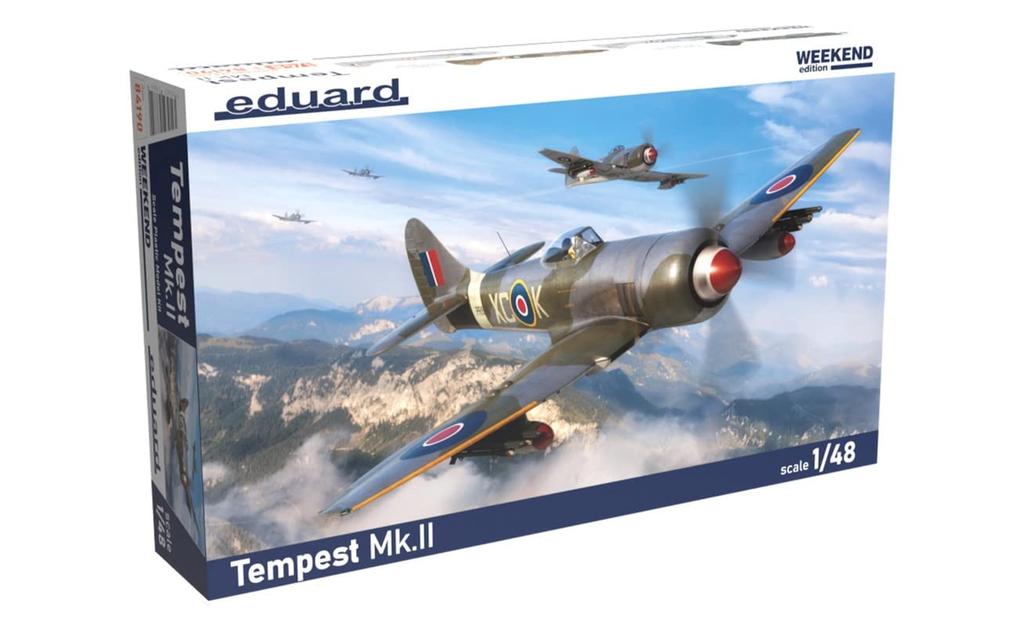 Eduard 1/48 Scale Weekend Edition British Hawker Tempest MK.2 Plastic Model Kit EDU84190
