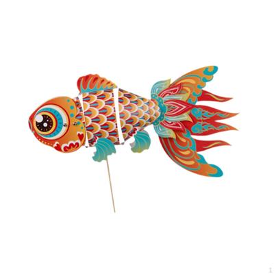 Laternenbastelmaterial Festivaldekoration Deko Ornament Chinesischer Stil Lampe Papier Koi