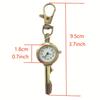 Key antique copper keychain watch pocket watch quartz watch student necklace watch hanging watch accessory