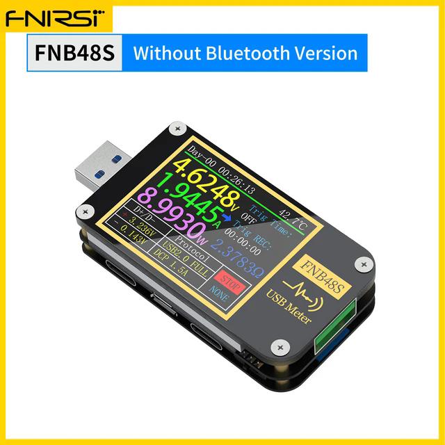 FNB48S PD trigger Voltmeter ammeter Current and Voltmeter USB tester QC4 + PD3.0 2.0 PPS fast charging protocol capacity test