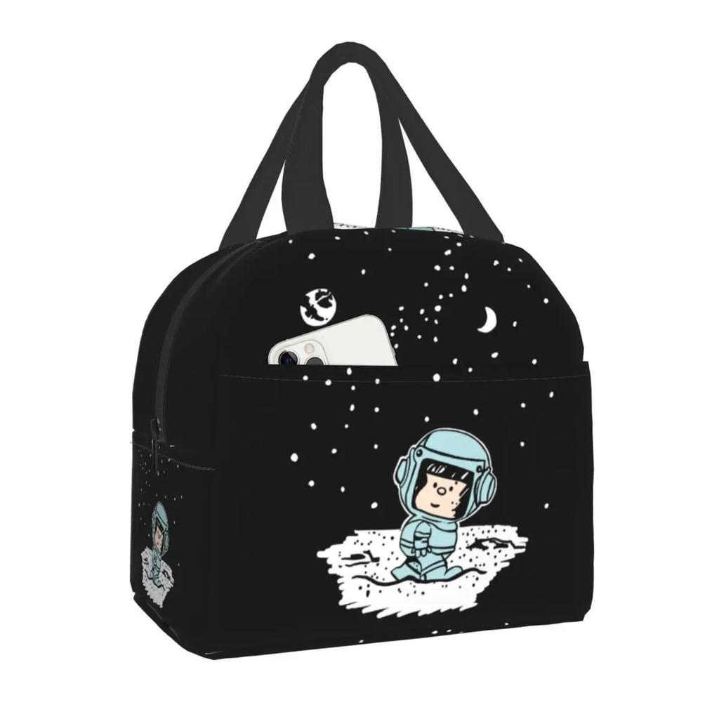 Mafalda Portable Lunch Box Quino Comic Cooler Thermal Food Insulated Lunch Bag For Women Kids School Children Multifunction Bags