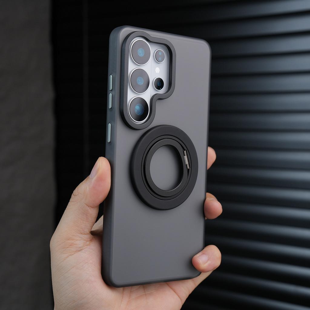For Samsung Galaxy S26 Ultra S26+ Case Matte Translucent For Magsafe Magnetic Bracket Protect Cover For Galaxy S26 Shell Bumper