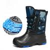 Men's Boots 2024 Winter Waterproof Steel-studded Snowshoes Men's New Style Fishing Shoes and Cashmere Thickened Men's Shoes
