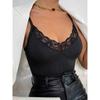 Summer Lace Suspender with Female Seamless Slim Fit Vest Shirt