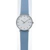 Used Junghans Form Ladies Watch 047/4055.00 Box SS/Leather Ladies Watch White Good Condition [Unused]