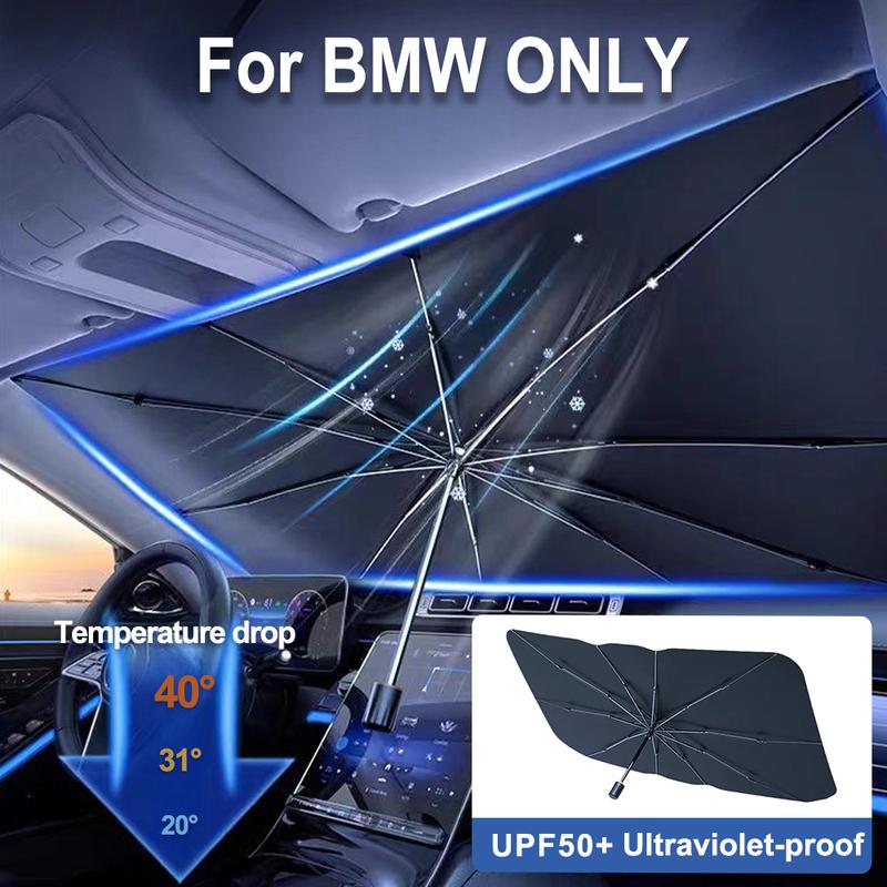 For BMW X5 E53 X3 F83 E46 E39 E38 E60 E63 E61 E64 Series 3 5 7 330i Car Windshield Sunshades Front Shading Umbrella