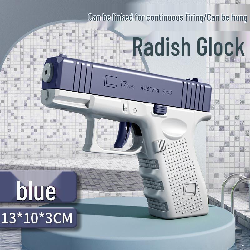 Popular Gravity 1911 Blowback Recoil Decompression Toy: Mini Carrot Pistol & Knife Set