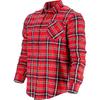 Flannel Shirt Red-Navy, 170G/M2, "", Ce, Lahti