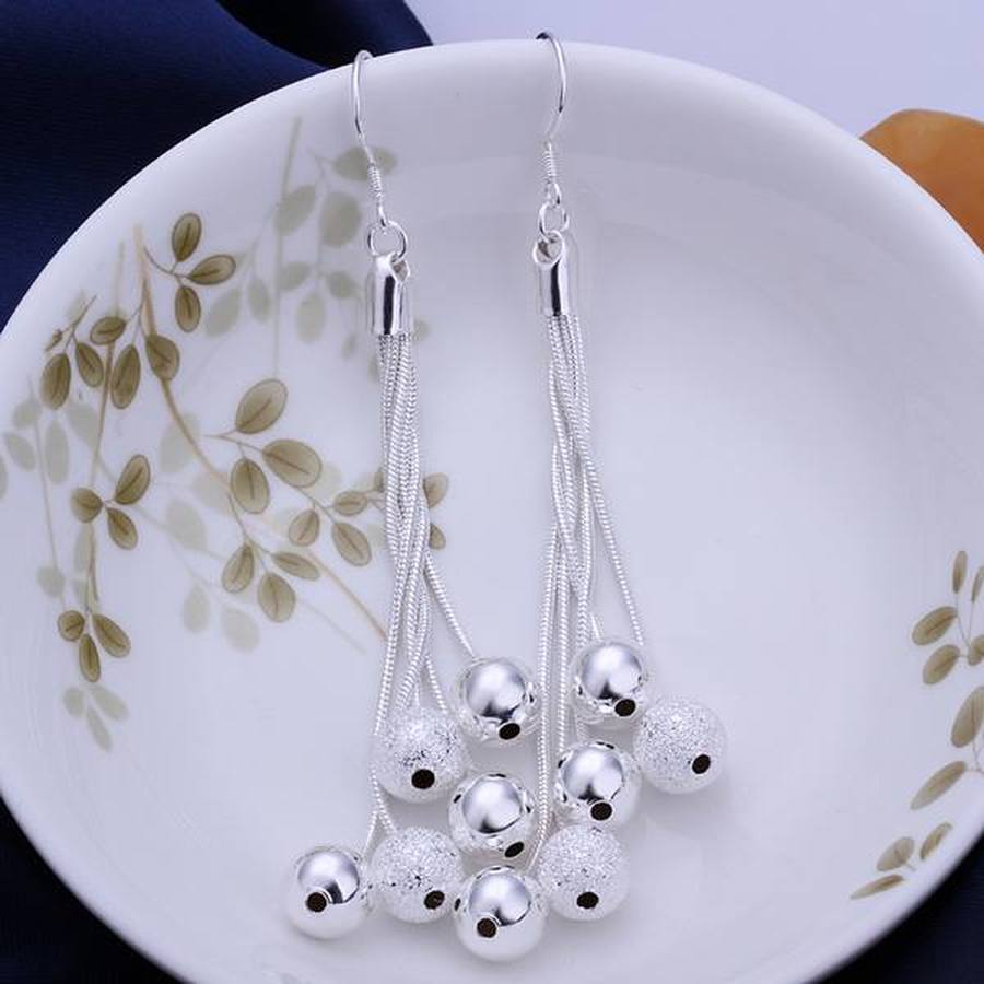 

Серьги из стерлингового серебра 925 пробы, ювелирные изделия, свадебные модные модные богемные серьги для женщин, элегантные красивые подвески, длинный крючок, вечерние подарки