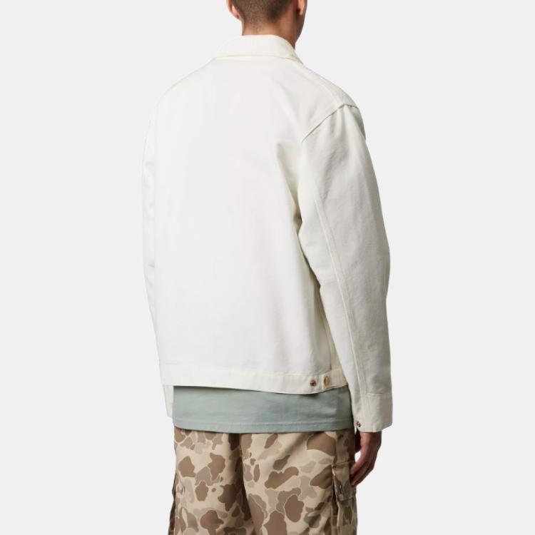 Carhartt WIP SS25 Detroit Jacket Classic Zipper Closure Square Label Long Sleeve Detroit Jacket Unisex Jacket I033112-0DJ-02