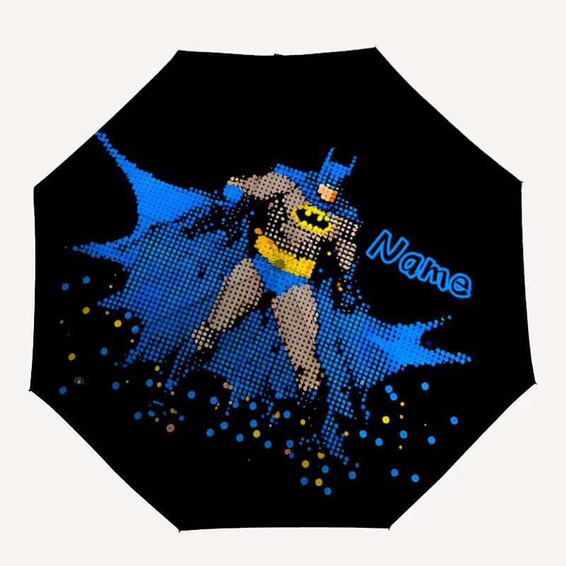 

1pc Batman, Iconic Custom Name Automatic Folding Umbrella, Durable Plastic & Iron, Lightweight for Outdoor Daily Use S1230044