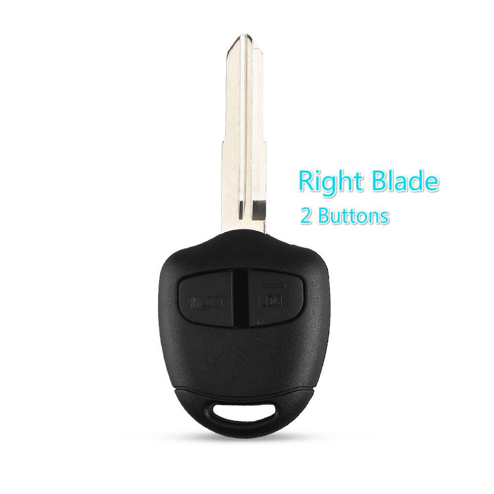 S Remote Car Key Shell For Mitsubishi Lancer Outlander Grandis Key Case 2/3 Button Right/Left Mit11/Mit8 Uncut Blade