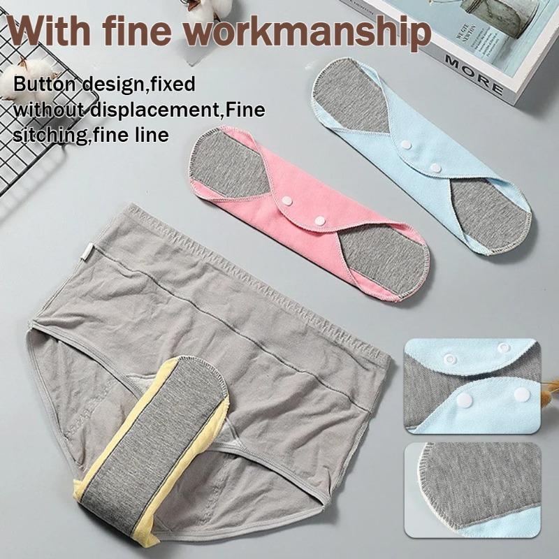Bio-Sanitärbinden mit Graphen, waschbar, Menstruations-Slipeinlagen, auslaufsichere Stoffbinden, wiederverwendbare Damenhygienebinden für die Periode