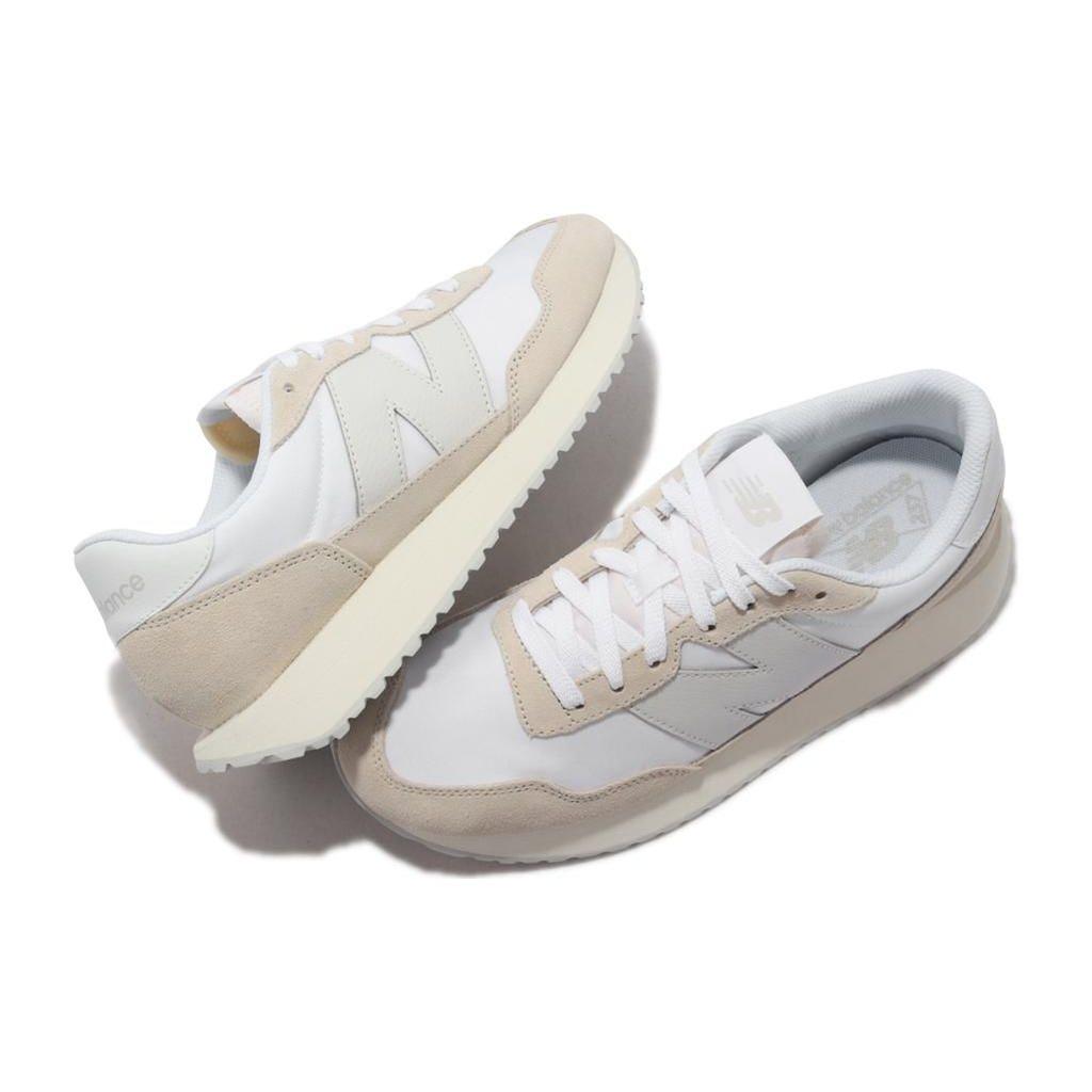 New Balance Nb 237 Retro Versatile Low-Top Casual Running Shoes Men Sneaker Pink White MS237TWS