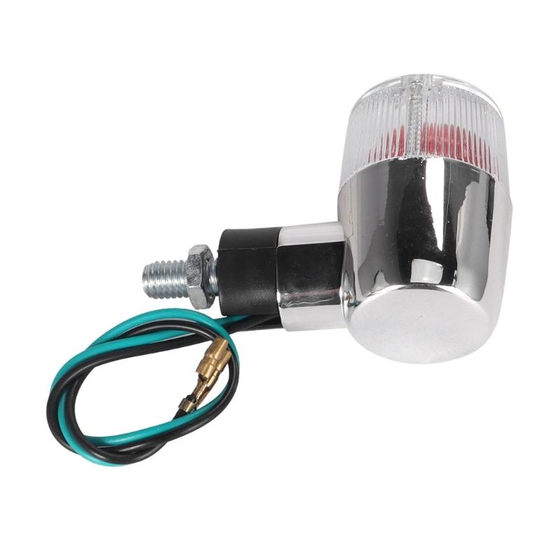 Retro Mini Turn Signal Lamp Indicator Compact Size Simple Wiring Universal Compatibility For Small And Cruiser Motorcycles