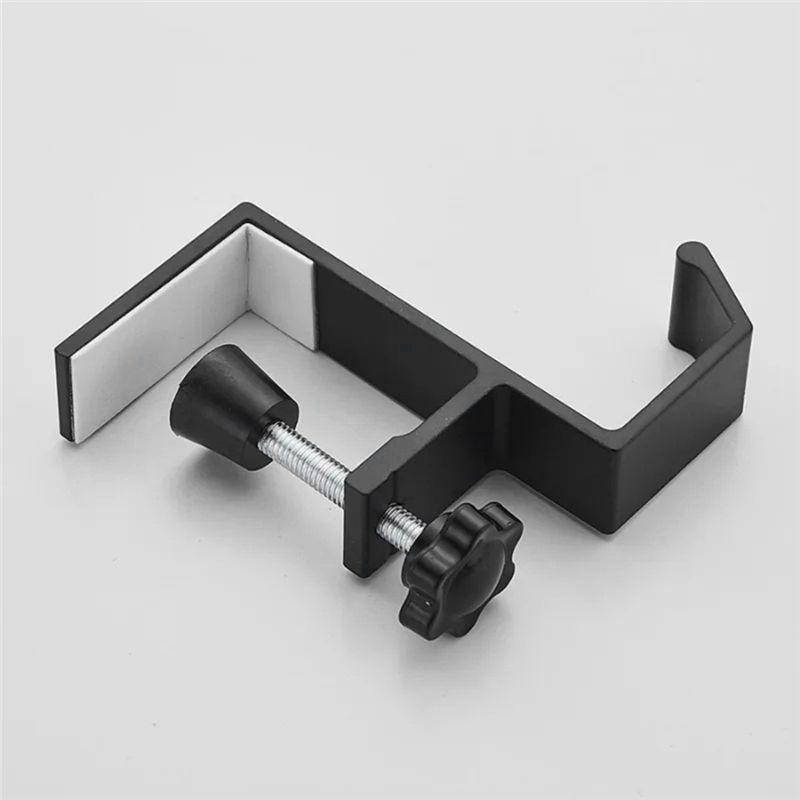 A84X-5 Pcs Single-Layer Locking Table Hook Student Bag Hook Office Desk Mobile Bag Hook Desk Side Table Hook