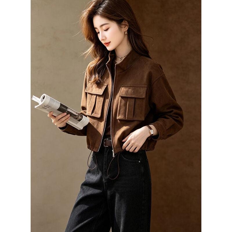 D.F.DEAR American Retro Relaxed Short Stand Collar Jacket