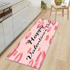 Valentine'S Day Carpet Long Floor Mat Love Theme Doormat