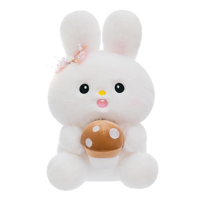 Plush Bunny Toy With Super Soft Short Pile And Children Sleep Decor