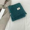Winter scarf female egg label solid color including scarf to keep warm Korean temperament knitted soft waxy fashion trendy and elegant