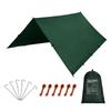 KALINCO Waterproof Camping Tarp UV Ultra Sun Heat Storage Case Outdoor 4x4m Tarp, Tent, Protection, Lightweight, Shade, Protection, Blocking,